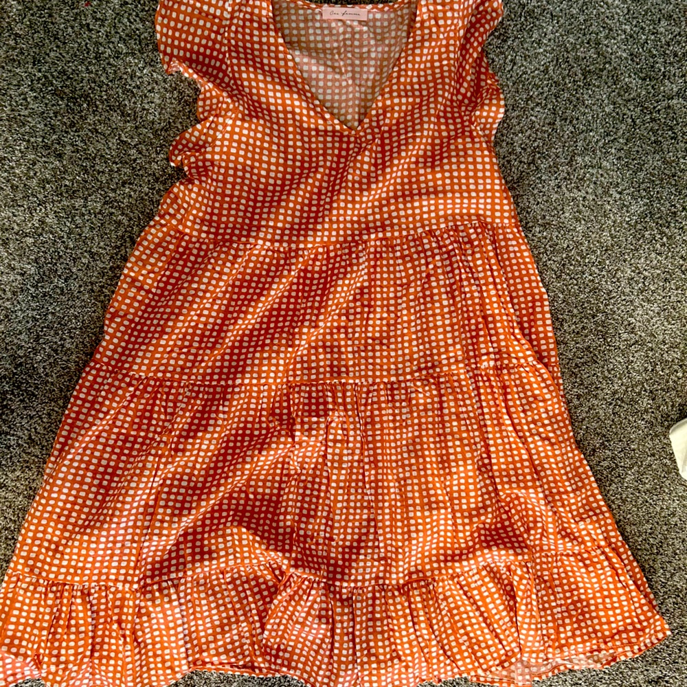 Orange and white Ces Femme dress